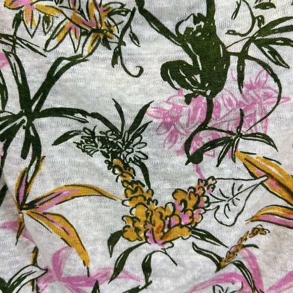 Rachel Zoe Linen Top Small Tropical Sleeveless NWOT - Picture 10 of 15